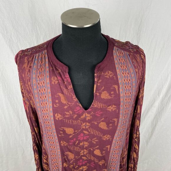 Lucky Brand Lightweight Western Embroidered Blouse - Women’s 2X - Picture 4 of 8